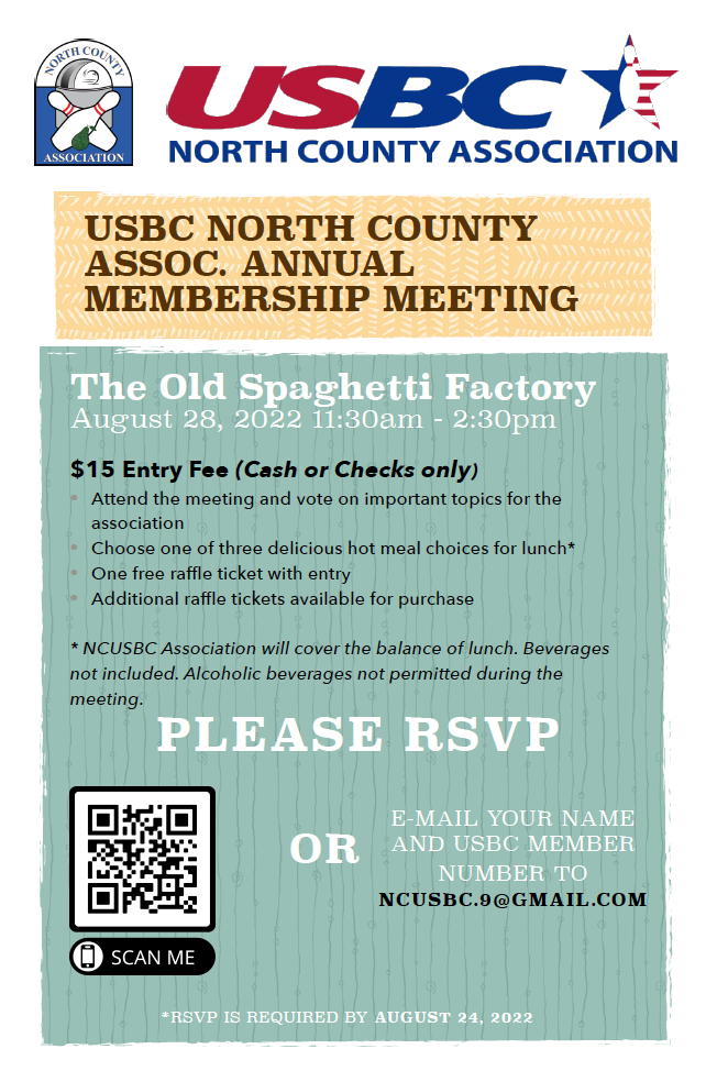 2022 NC USBC Annual Membership Meeting